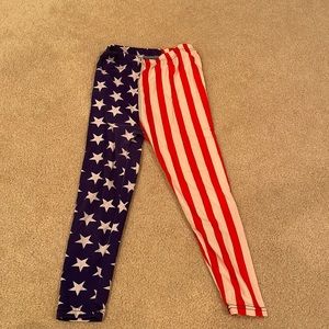 American flag leggings
